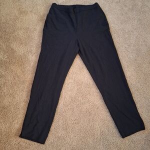 Banana Republic Black Cropped Ankle Pants - Slim Fit